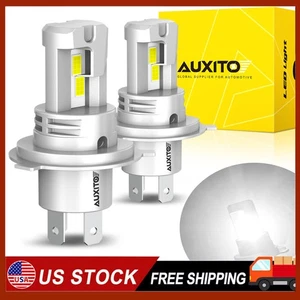 AUXITO H4 9003 HB2 LED Headlight Bulbs 6500K White 100W for Toyota Tundra 14-23 - Picture 1 of 22