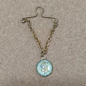 Vintage Style Vest Watch Chain Fob Athena Or Similar Gold Tone - Picture 1 of 3