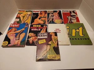Lote de Revista Vintage Beauty Parade Titter Flirt Guiño Eyeful Pin-Up Niñas - Imagen 1 de 24