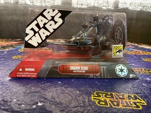 STAR WARS - SHADOW SCOUT CON BICICLETA SPEEDER SDCC 30th Storm Commando Trooper ¡NUEVO! - Imagen 1 de 7