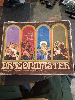  Dragonmaster Fantasy Card Game 1981 E.S. Lowe Milton Bradley For Parts READ - Image 1 of 4