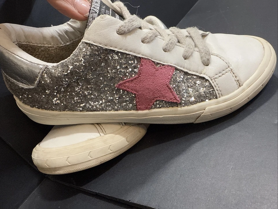 Zapatillas De Colección Havana Gloria Estrella Brillo Cremallera Lateral Preppy Diseñador Lujo 4 Foto 1 de 4