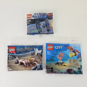 LEGO City 30370,  Harry Potter 30420 & Star Wars 8028 Polybag  - NEW - Picture 1 of 7