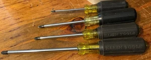 4 Klein Tools  Phillips Screwdrivers - Picture 1 of 4