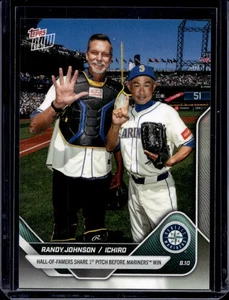 2025 Topps Now #542 Randy Johnson / Ichiro Base Card (Quantity) - Picture 1 of 2