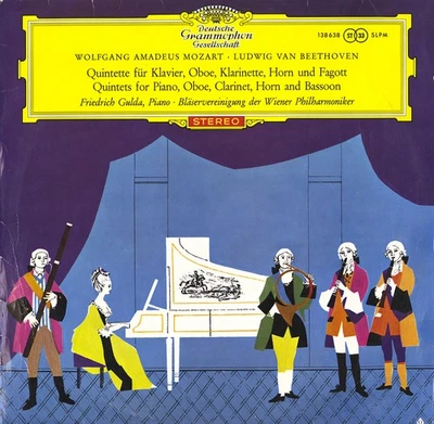 SLPM-138638 Red Stereo 7/60 MOZART BEETHOVEN Quintets for Piano & Winds GULDA - Image 1 of 3