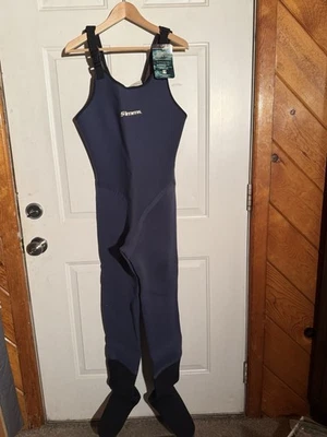 Simms Women’s Neoprene Wader Size 10 Highest Quality Blue &Black Made In Montana - Image 1 of 4