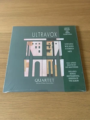 Ultravox - Quartet - Steve Wilson Stereo Mix - 2 x Clear Vinyl LP - RSD 2023 - Image 1 of 4