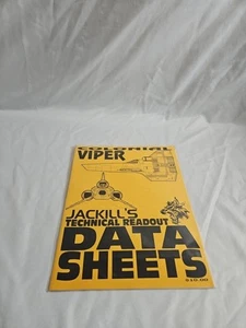 Jackill's Technical Readout Data Sheets Colonial Viper #AMG - Picture 1 of 2