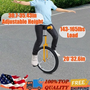 20 Inch Unicycle Adjustable Unicycle Height Outdoor Unicycle Outdoor Unicycle - Picture 1 of 12