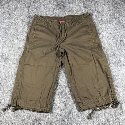 Pantalones North Face Para Mujer 4 Marrón Capri Cortado Cordón Exterior Senderismo Informal Foto 1 de 4