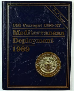 USS Farragut (DDG-37) 1989 Mittelmeer Einsatz Kreuzfahrt Buch - Bild 1 von 14