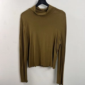 Eileen Fisher Woman’s Knit Turtleneck in Cocoa Brown Size Medium - Picture 1 of 5