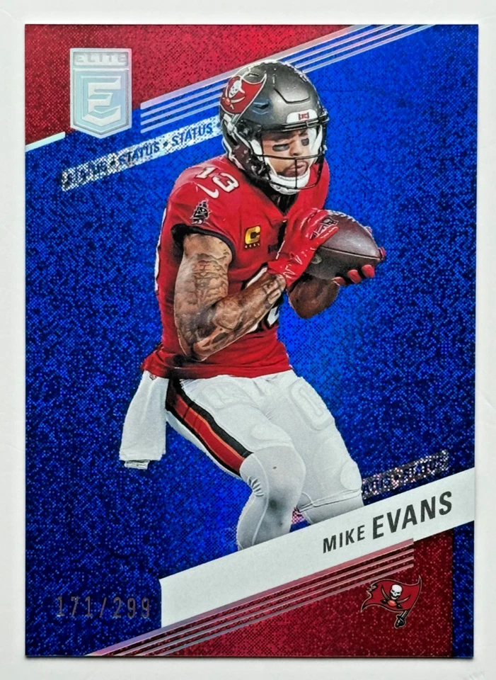 Mike Evans 2023 Donruss Elite Status Sparkle #76 SN #/299 Tampa Bay Buccaneers - Image 1 of 2