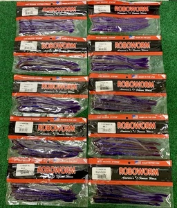 (8) Roboworm 7” Straight Tail Worm MMIII, (1) FX MMIII, (1) Margarita Mutilator - Picture 1 of 8