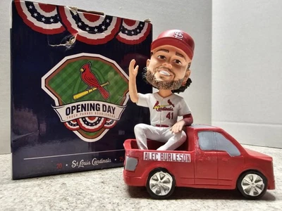 Alec Burleson St Louis Cardinals MLB 2025 SGA Bobblehead Opening Day REPAIRED  - Image 1 of 4