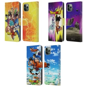 DRAGON BALL SUPER UNIVERSE SURVIVAL ARC LEATHER BOOK CASE FOR APPLE iPHONE - Picture 1 of 9