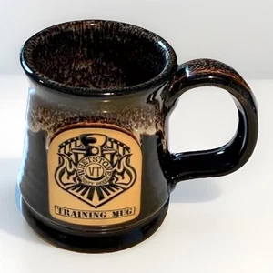 Mug Craft Beer Barware Gift Mancave Lodge Cabin Deneen Pottery Vermont USA Retro - Picture 1 of 13