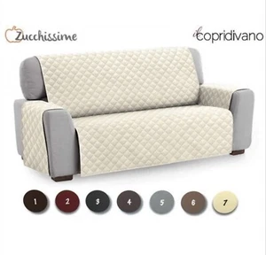 Copridivano 2 3 4 POSTI salvadivano SOFT TRAPUNTATO copripoltrona 1 POSTO. - Foto 1 di 17