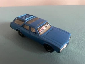 Hot Wheels 3" Oldsmobile Vista Cruiser 1971 Diecast Spielzeug BLAU Nachlass AUTO Mattel  - Bild 1 von 8