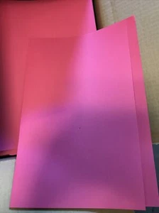 Concord Style Bright Square Cut Folder 290gsm Foolscap Raspberry 55407 - Picture 1 of 1