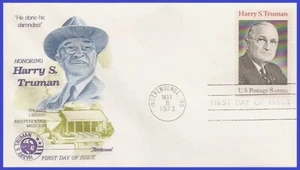 USA6 #1499 U/A FLEETWOOD 2 FDC Harry S. Truman - 33rd President - Picture 1 of 1