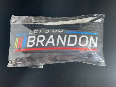 Package of 3 LETS GO BRANDON Face Covering JOE BIDEN Nascar Mask plus 6 Filters - Image 1 of 2