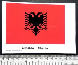 Transfer Rutsche Flagge Albanien (120x 80 MM) - Bild 1 von 4