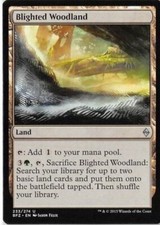 Blighted Woodland Battle for Zendikar Near Mint NM MTG Magic the Gathering