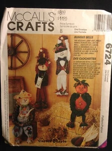 Pattern McCall’s 6724, Bungee holiday dolls, crafts, snowman, etc. - Picture 1 of 2