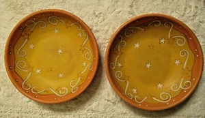 NEW 2 Damdaco Wooden Bowls 8.5" Diameter FROG SOUP Brand Heavy Wood Decor - Picture 1 of 6