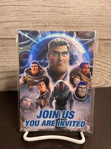 Buzz Lightyear Movie Birthday Party Invitations #12  Boys Or Girls - Picture 1 of 3