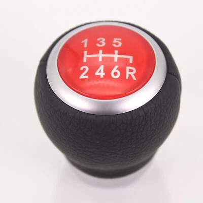 6 Speed Gear Shift Knob For Subaru Impreza WRX STI Outback Forester 2009-18 Red - Image 1 of 4
