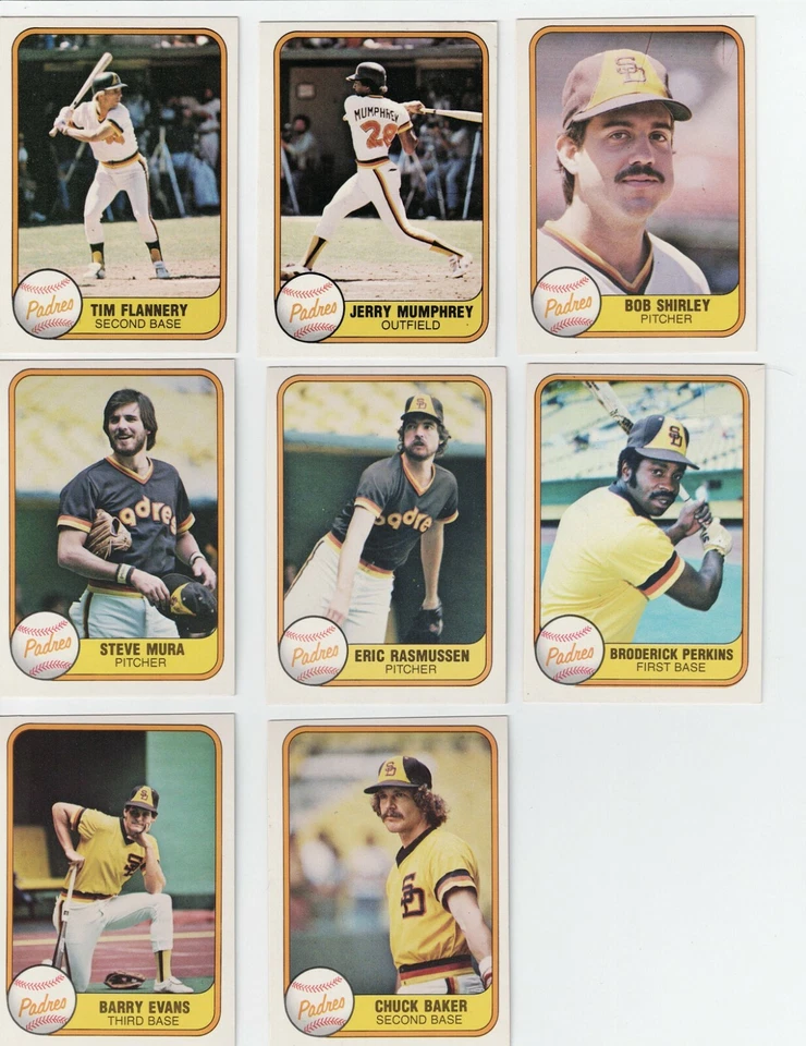 1981 FLEER Baseball Complete Your Set 251-500 - Image 1 of 1