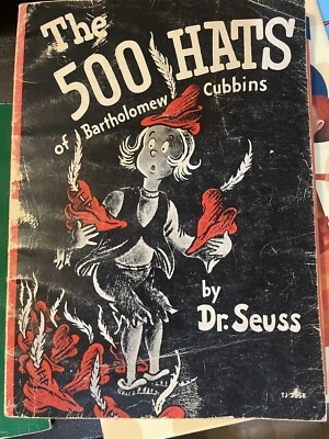 Dr. Seuss The 500 Hats of Bartholomew Cubbins, Vintage 1966 Paperback Scholastic - Image 1 of 4