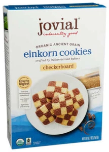 Jovial Bio Schachbrett Einkorn Cookies 8,8 Oz (1er Pack) - Bild 1 von 5