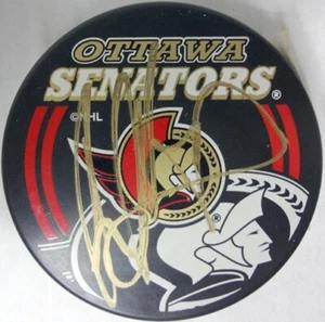 NHL National Hockey League Ottawa Senators #14 Radek Bonk Autographed Puck! - Picture 1 of 9