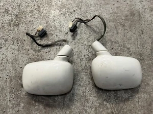 VW Corrado G60 Vr6 LH-RH Side Door Mirror White Oem - Picture 1 of 6