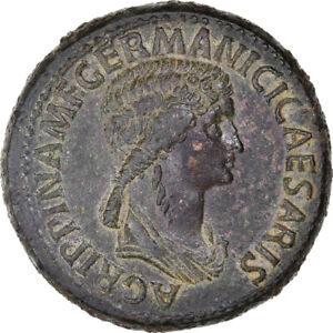 [#1021335] Agrippina the Elder, Sesterz, 50-54, Rome, Bronze, SS+, RIC:102