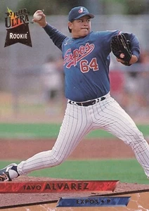 1993 Fleer #410 Tavo Alvarez Montreal Expos Rookie - Picture 1 of 2