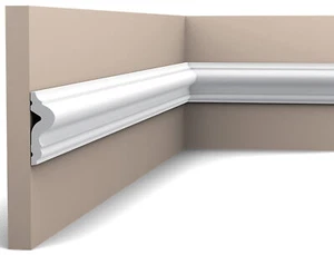 Orac Decor PX175 Wandrahmen Wand Polystyrol hohe Dichte weiß 200x5x1,7cm - Bild 1 von 2