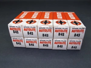 AUTOLITE B4S Industrial Spark Plugs NEW Old Stock QTY 10 - Picture 1 of 5
