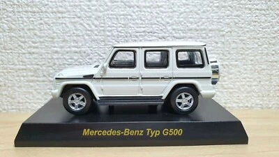 1/64 Kyosho MERCEDES BENZ CLASE G TIPO G500 BLANCO modelo de coche fundido a presión Foto 1 de 3