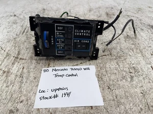 80 MERCEDES BENZ W116 W107 R107 AC HEATER CLIMATE TEMPERATURE CONTROL 70-81 - Picture 1 of 16