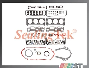 Fit 05-09 GM 3400 3.4L 207ci V6 VIN F Engine Full Gasket Set with Oil Pan Gasket - Foto 1 di 1