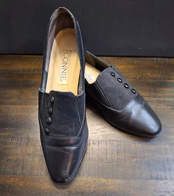 Connie Women's Size 9C  Black Grandmacore Cottagecore Steampunk Victorian  - Image 1 of 4