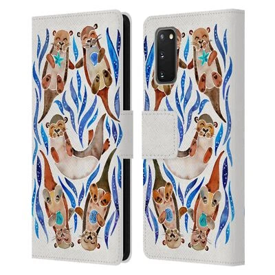 OFFICIAL CAT COQUILLETTE ANIMALS 2 LEATHER BOOK WALLET CASE FOR SAMSUNG PHONES 2 - Image 1 of 4