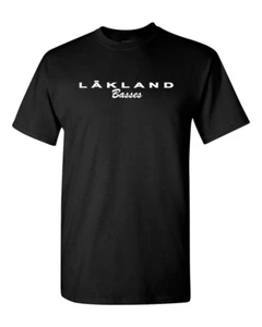 Lakland Fine Bass Guitars Basses Guitar Acoustic Black T-Shirt - Picture 1 of 5