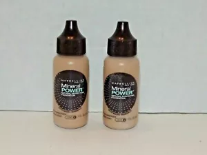 2 Bottiglie Maybelline Mineral Power Fondotinta Classico Avorio Luce 2 Nuove senza sigillo - Foto 1 di 1