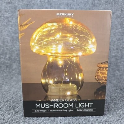 Linda lámpara de mesa LED para setas batería luz de hadas escritorio luz nocturna decoración del hogar Foto 1 de 4